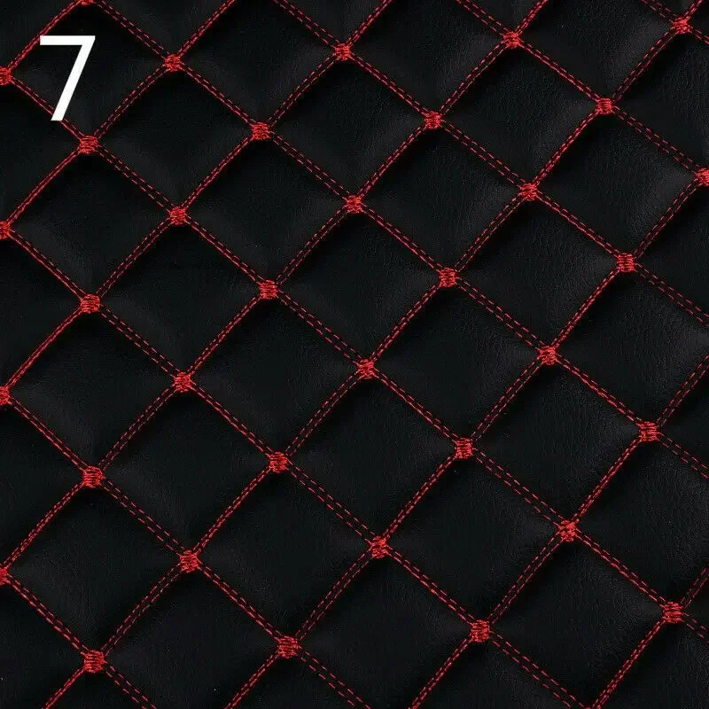 100x158cm Faux Leather Fabric Foam Quilted Padded for Car Interior Seat Cover Sofa Cushion Wear Resistant DIY image 3