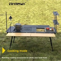 Camping IGT Table igt 5 Unit Table Lightweight Aluminum Alloy Table Ultralight Folding Camping Desk Picnic Tactical IGT New