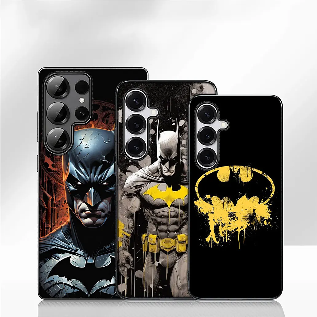 DC Filme Morcegos Homem Batmans para Samsung Galaxy S25 S23 S22 S24 FE Ultra S10 Plus A05 A06 A15 A16 A26 A35 A36 Capa de telefone