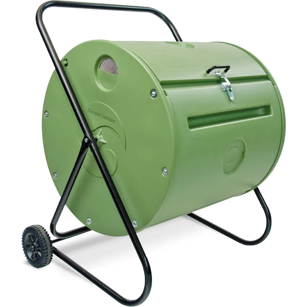 

Outdoor Large Comjob Drum Box, Green, 37 Gallon, Portable, Outdoor