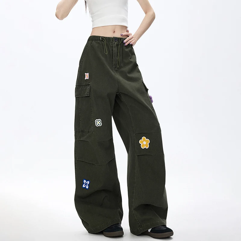 

Спортивные брюки для скейтборда, мужские длинные брюки, потертые рабочие брюки, весенне-осенние мужские простые стильные длинные брюки из чистого хлопка