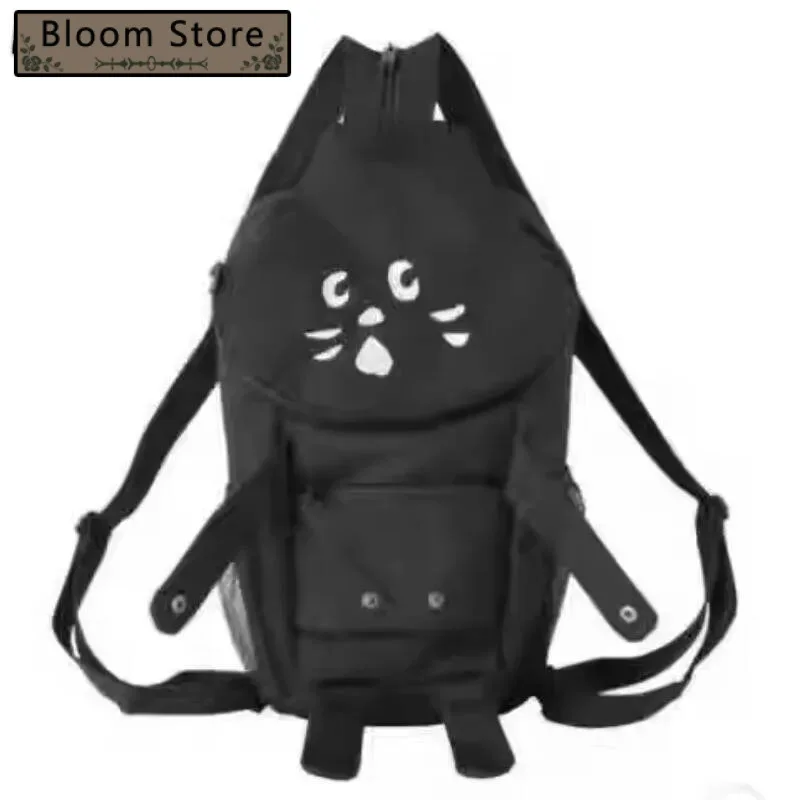 

Japanese Kawaii Cat Women Students Backpacks Y2k Aesthetic All Match Schoolbags Fashion Casual Simple Crossbody Bags