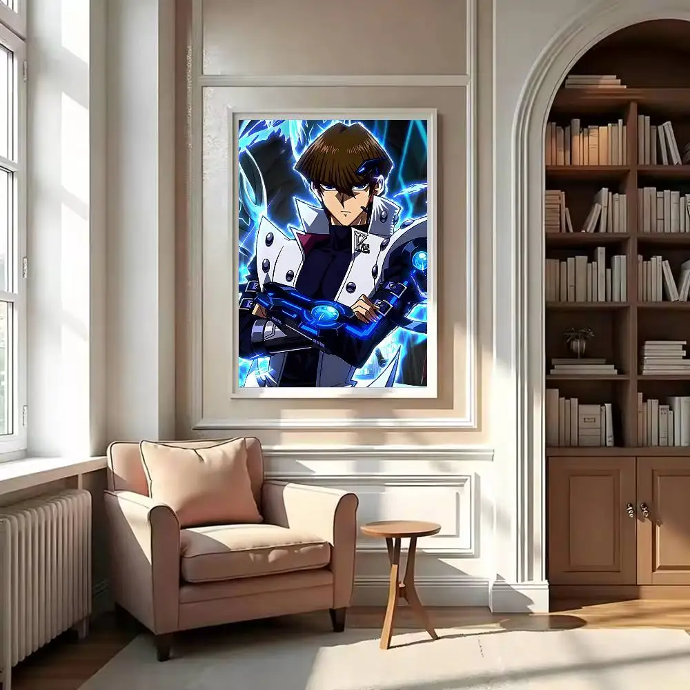 Anime Yu-Gi-Oh Seto K-Kaiba Poster Versatile HD Waterproof Wall Art Self-Adhesive Decor for Any Space Ideal Gift