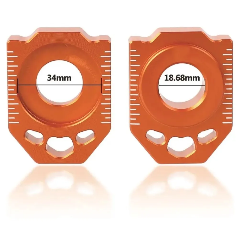 

Motorcycle Chain Adjuster Kit Regulator Slider Block For XC XCW 125 200 250 300 350 450 500 525 EXC EXCF SX SXF SXS MXC XCF-W