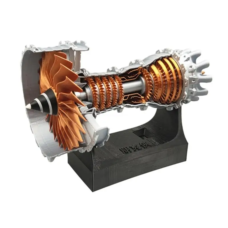 

Mini Turbofan Aircraft Engine Model Electric Science Education Supplies Turbofan Engine Model for Aviation Enthusiasts Dropship