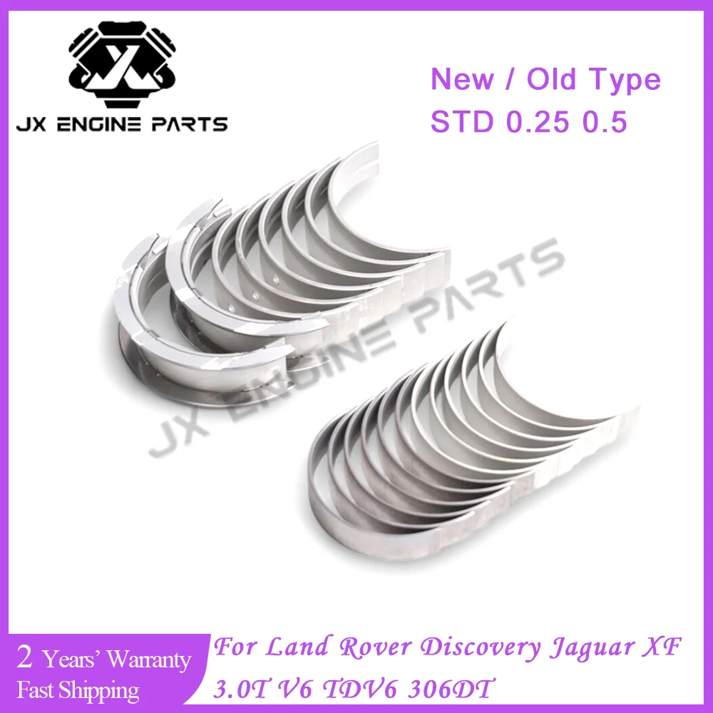 306DT Engine Crankshaft Main & ConRod Bearing Set For Jaguar XF XJ Land Rover Discovery Range Rover Sport TDV6 3.0L 3.0T Diesel