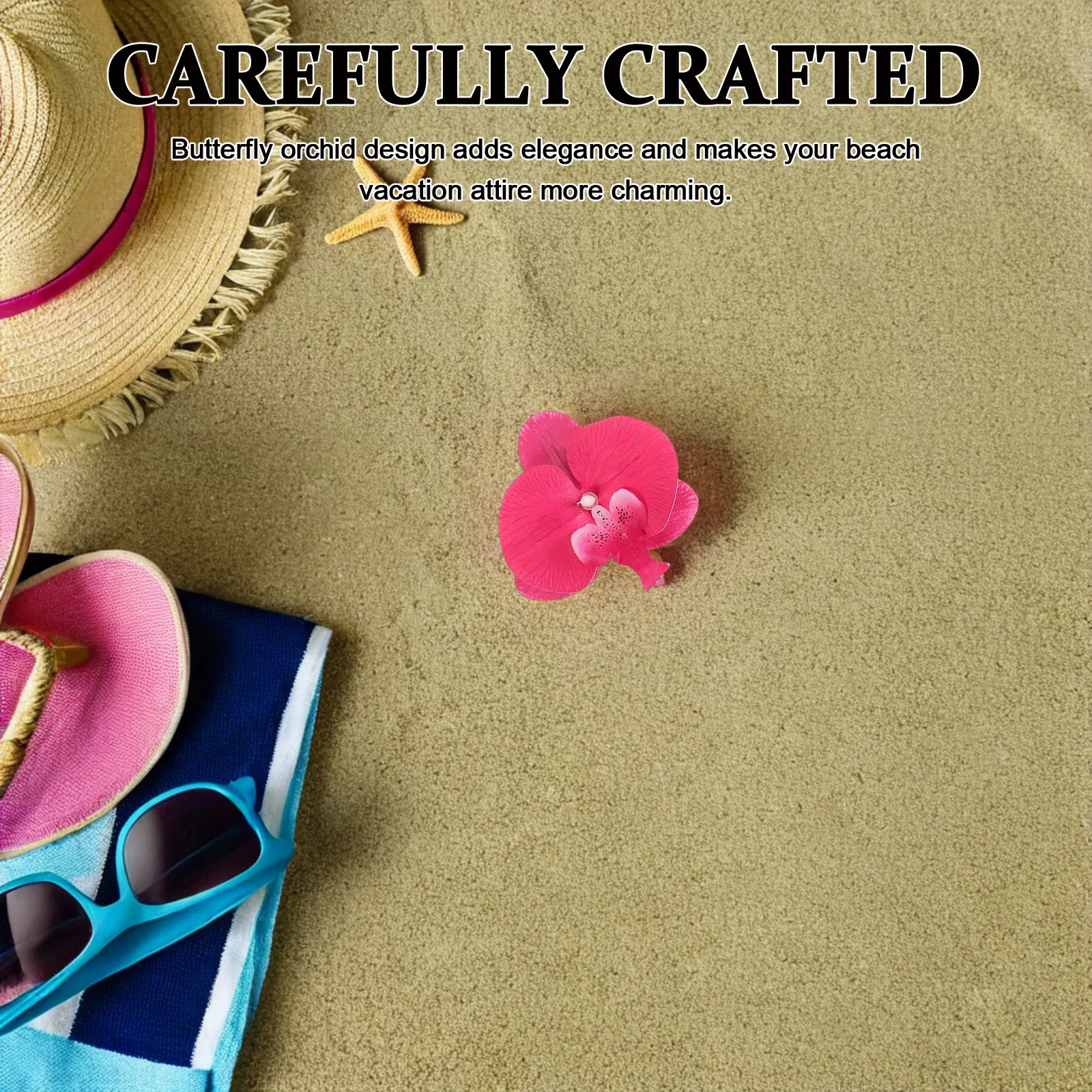 

Заколки для обуви в виде орхидеи фаленопсис: элегантные цветочные украшения для туфель на каблуке, декор для свадебных сандалий - цветочные подвески ручной работы