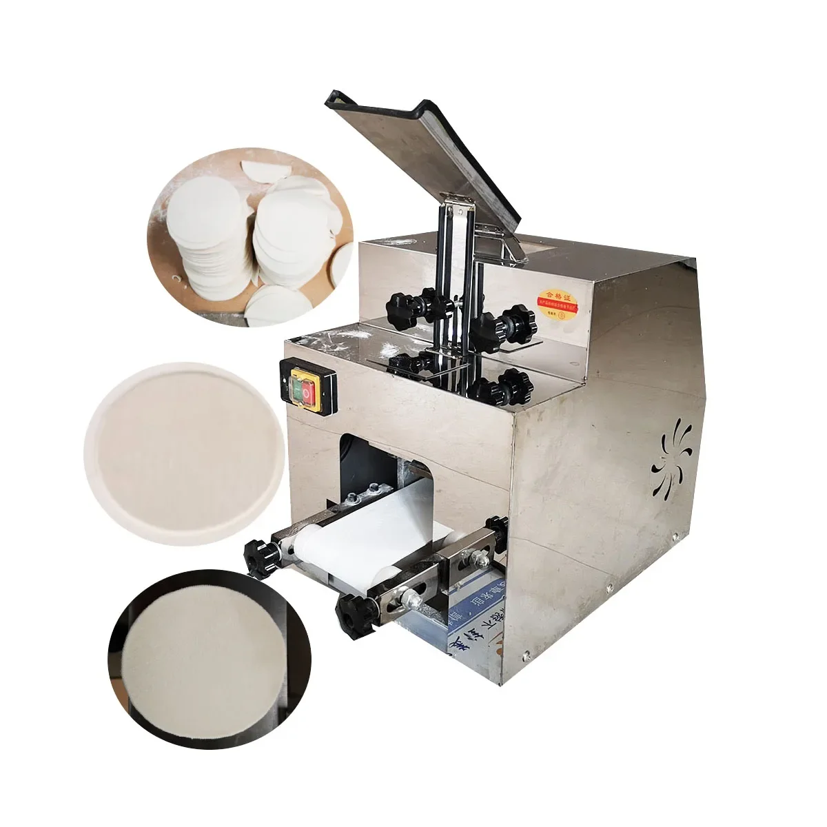 

Damatic automatic papad momo empanada roti chapati tortilla samosa dumpling maker skin wrapper making machine price