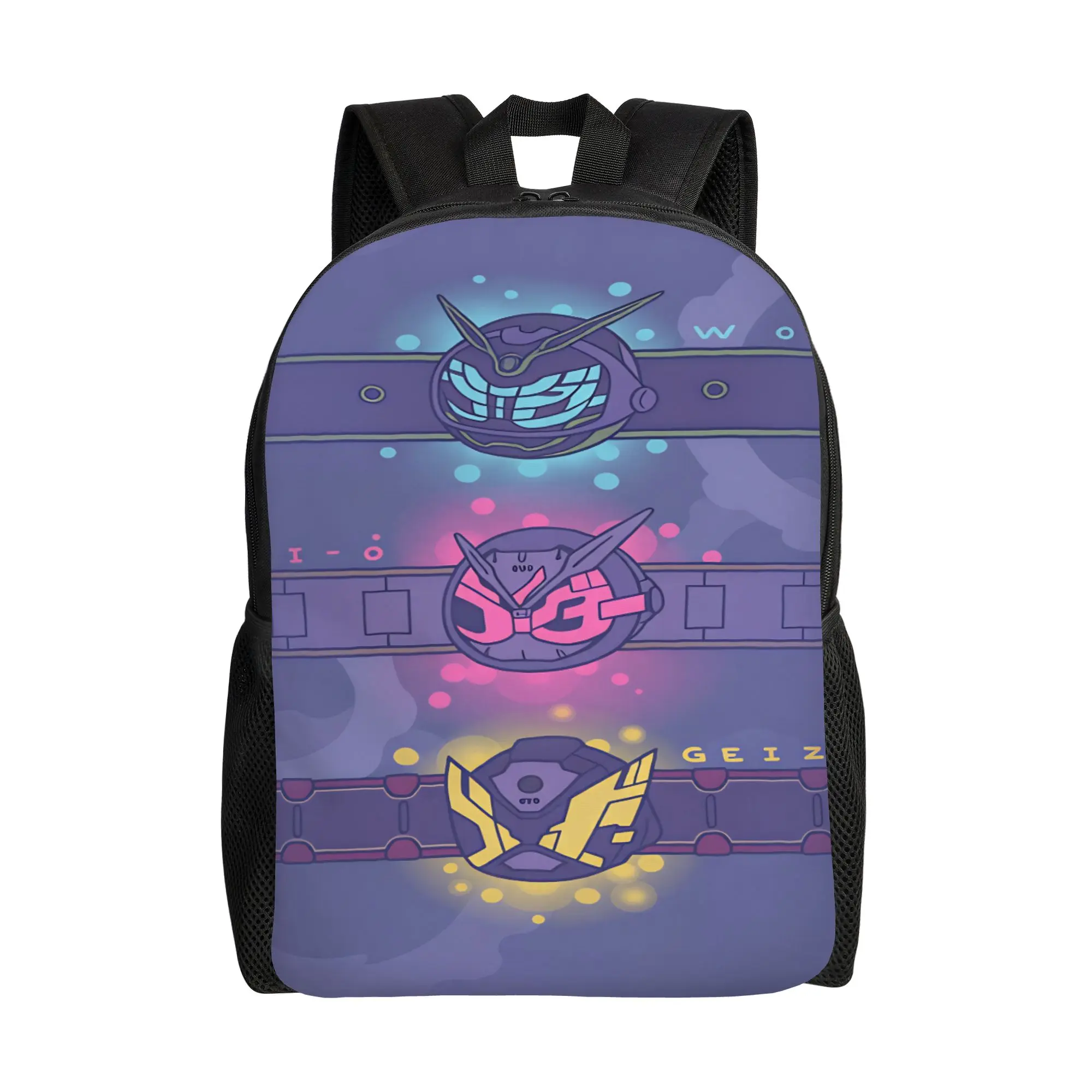 Kamen Riders Backpack  Hiking Backpacks Girl Style School Bags Colorful Breathable Rucksack