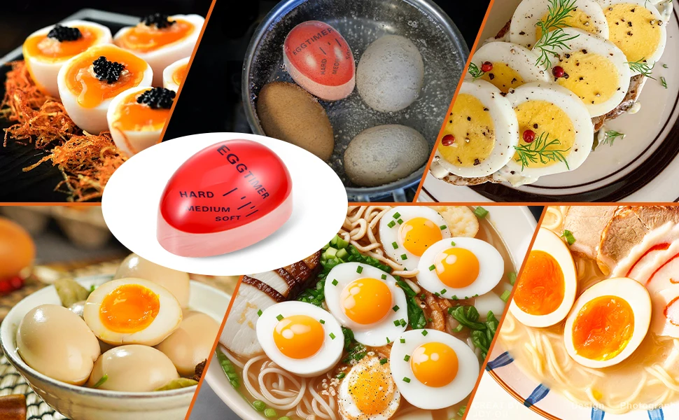 4pcs/set Safe And Reliable Boiled Egg Timer Color Changing Indicator Compact And Portable