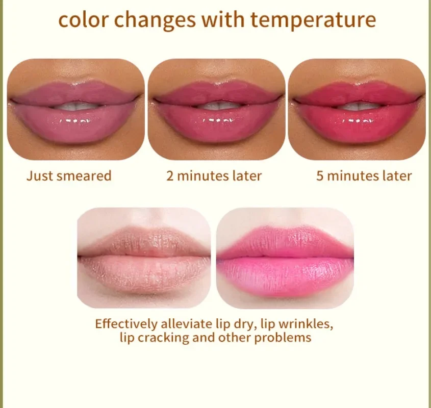 5Pcs/Set Plumper Lip Gloss Fruit Roll-on Lip Oil Makeup Moisturizing Clear Lips Balm Long Lasting Lips Cosmetics Dropshipping