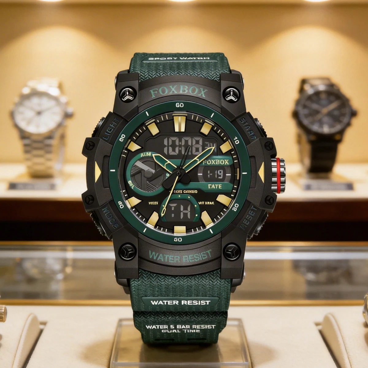 

Модные цифровые часы LIGE для мужчин, лучшие брендовые роскошные военные водонепроницаемые часы, мужские повседневные спортивные часы с двойным дисплеем Montre Homme