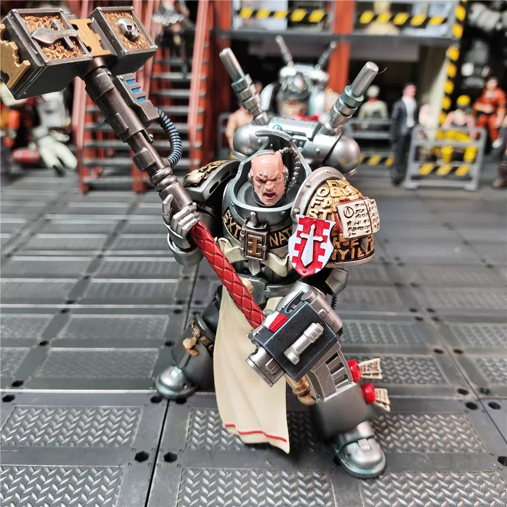 【MT】JOYTOY Warhammer 40K Grey Knight Interception Team Modelo de animação para 3 pessoas presente 1/18 Figura de ação