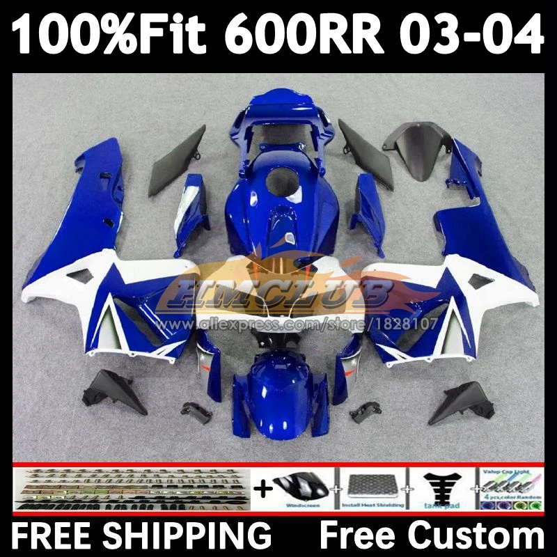 

OEM Fairing For HONDA blue stock CBR 600 CC 600RR 600F5 600CC F5 58No.68 CBR600 RR CBR600RR 03 04 CBR600F5 2003 2004 Injection