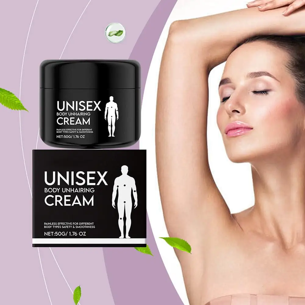 كريم إزالة الشعر اللطيف 50 جرام للبالغين - مزيل شعر الجسم بالكامل للبشرة الحساسة، تركيبة مرطبة لنتائج ناعمة