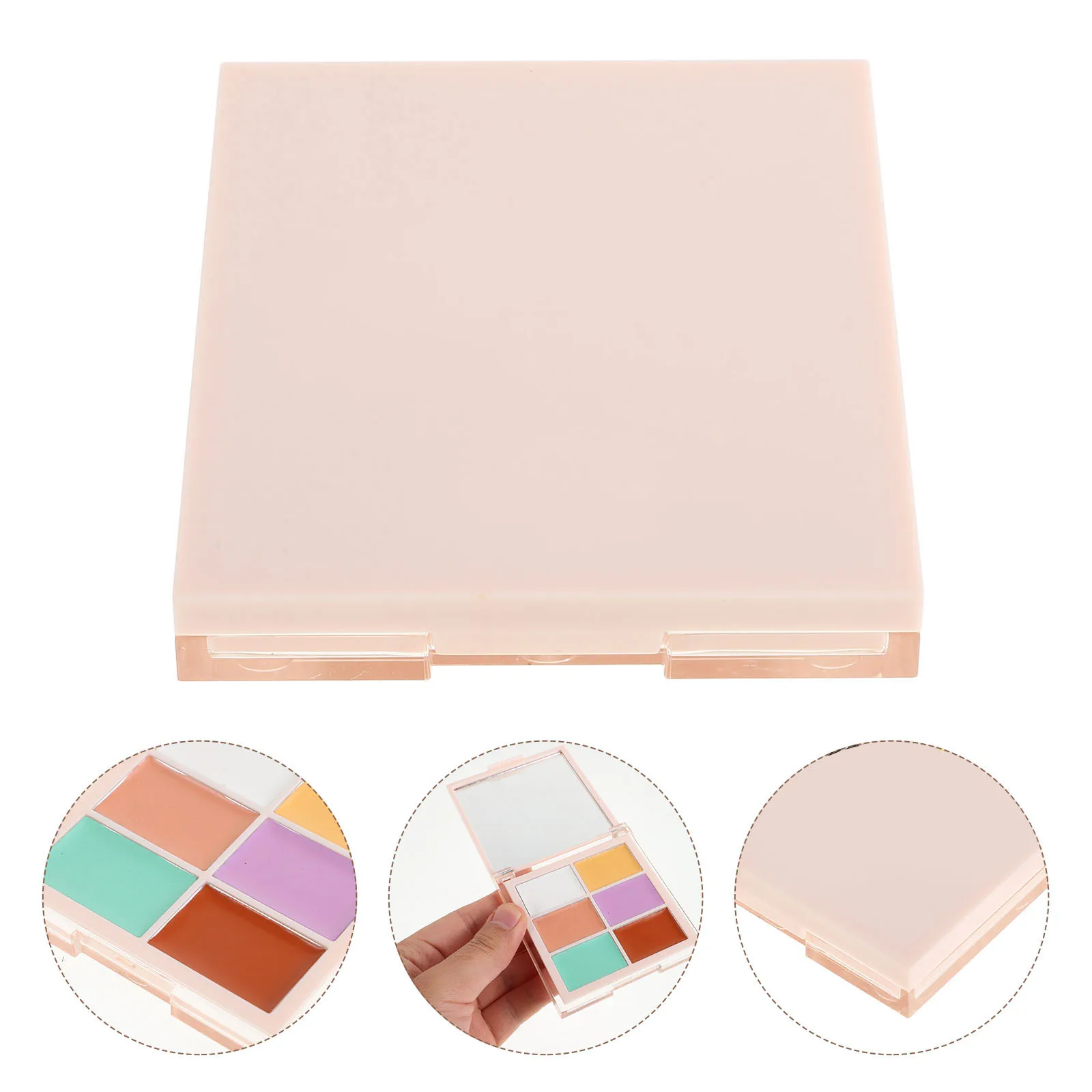 

Six Colors Concealer Palette Cream Highlighter Corrector Brightening Repair Makeup Women Multifunctional Face