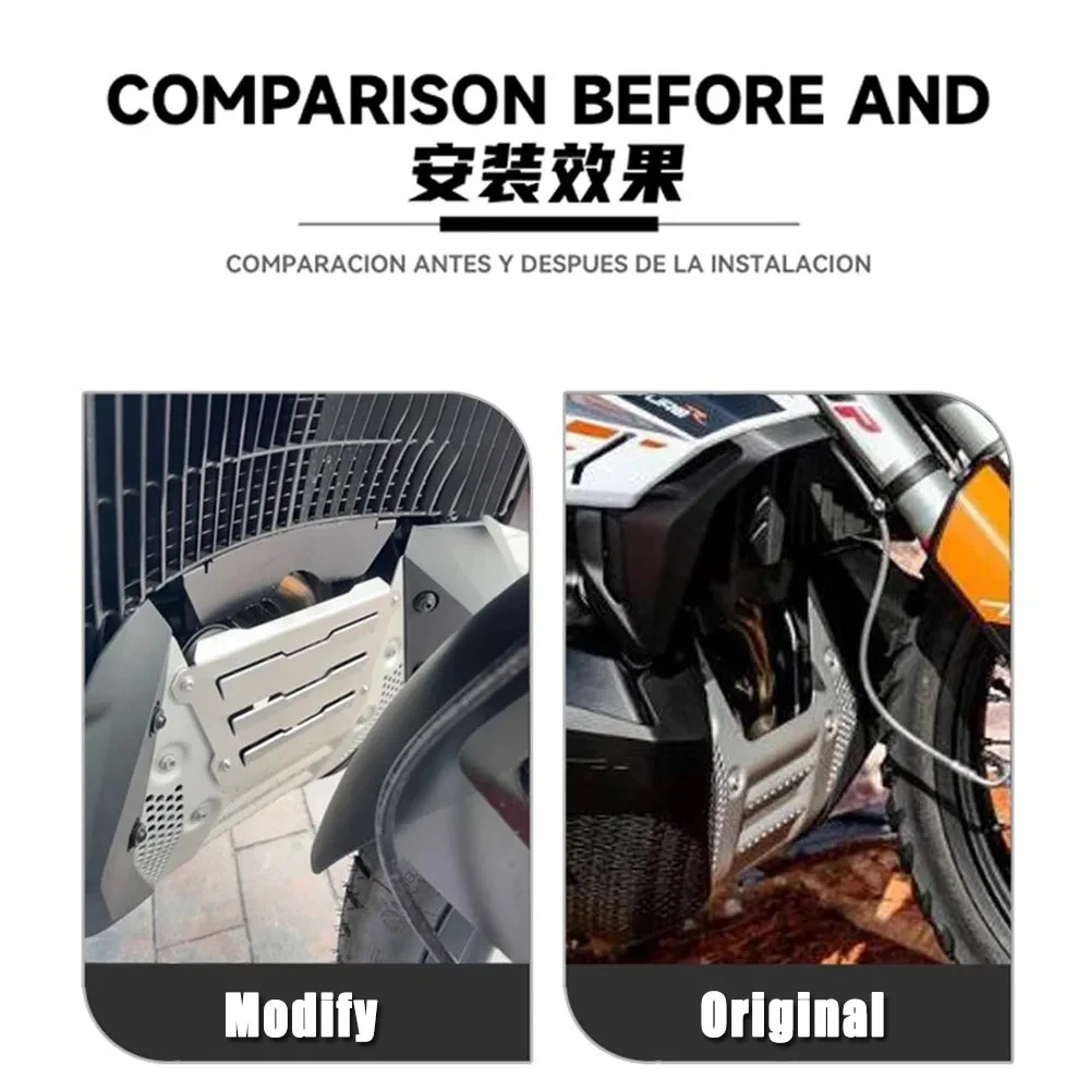 For KTM 790 890 Adventure R S KTM790 ADV Motorcycle Accessories Engine Guard Cover Crap Flap Protection Chassis Radiator Grille