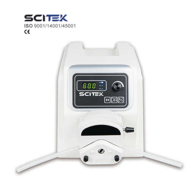 SCITEK Basic Peristaltic Pump 0.1~600rpm Rotating Speed Laboratory Equipment Peristaltic Pump