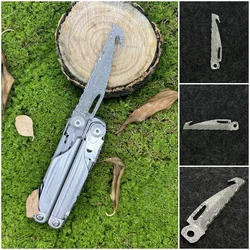 1 Pcs Replaceable VG10 Damascus sandwich steel Blade For Leatherman Surge Serrated Knife Part DIY Accessories