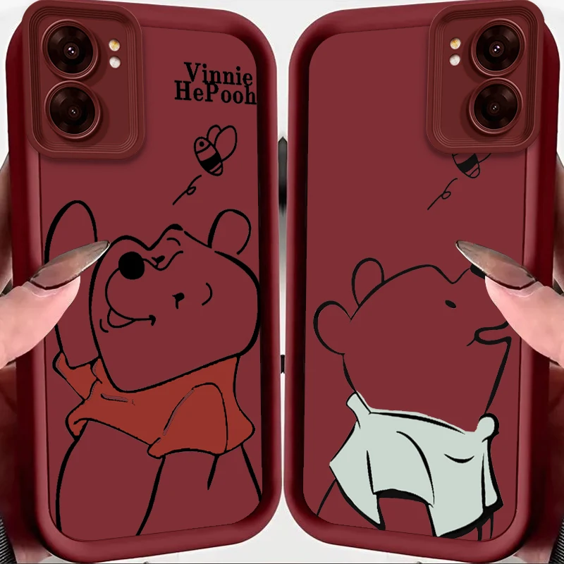 

Disney Winnie The Pooh Cute Eye Ladder For OPPO Find X5 X3 A58 A57 A55 A53 A54 A92 A74 A78 A98 A16 A94 A76 A72 5G Funda