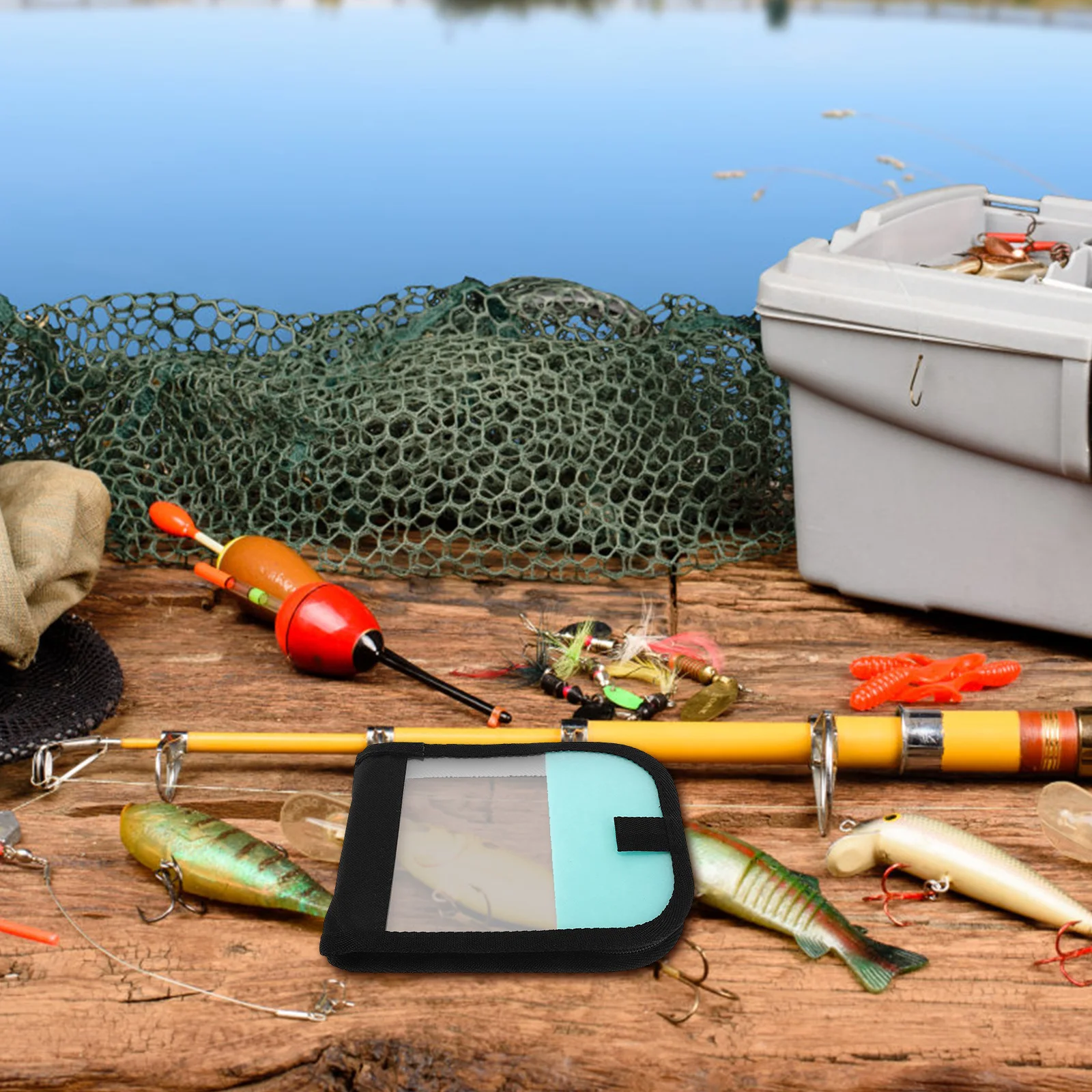 

1pcs Fishing Tackle Bag Bait Storage Lure Organizer Portable Gear Bag for Hooks Small Baits Lightweight Material Efficient