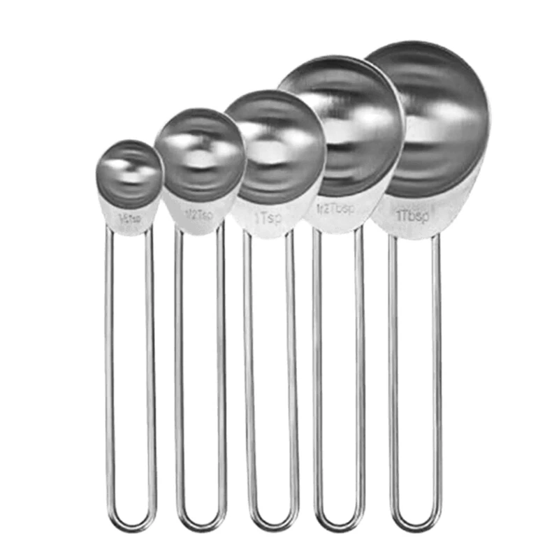 C7AC Set Of 4 Measuring Spoon/Cup With Scale Kitchen Tool for Cooking and Baking