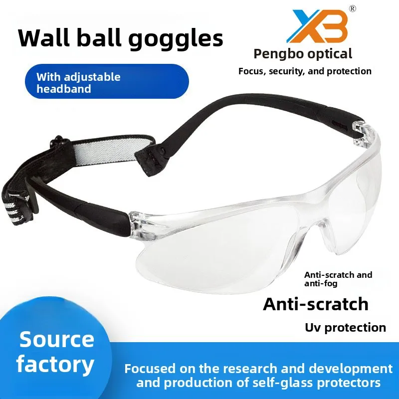 Anti-impact anti-fog anti-scratch safety protection glasses adjustable elastic head goggles