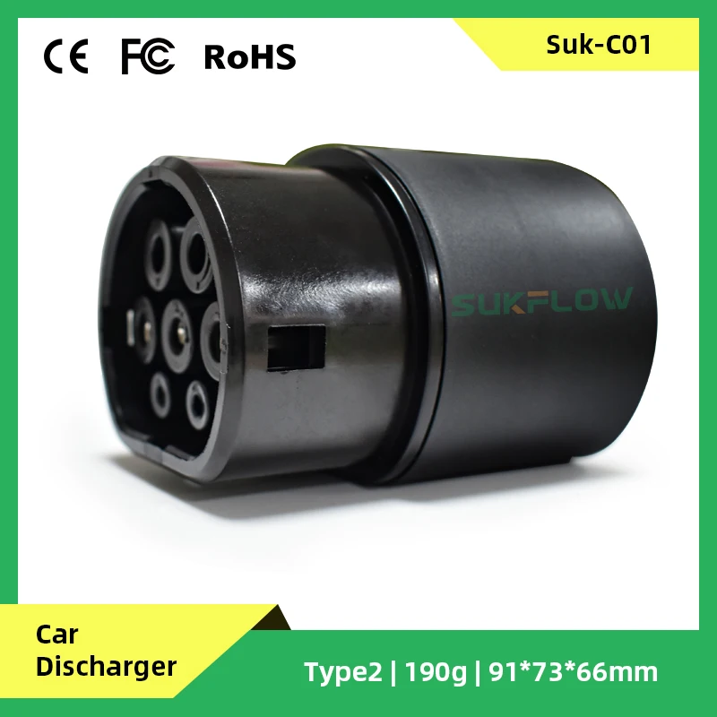 Type 2 16A  Electric Vehicle Charging Adapters European standard Car Discharge Head