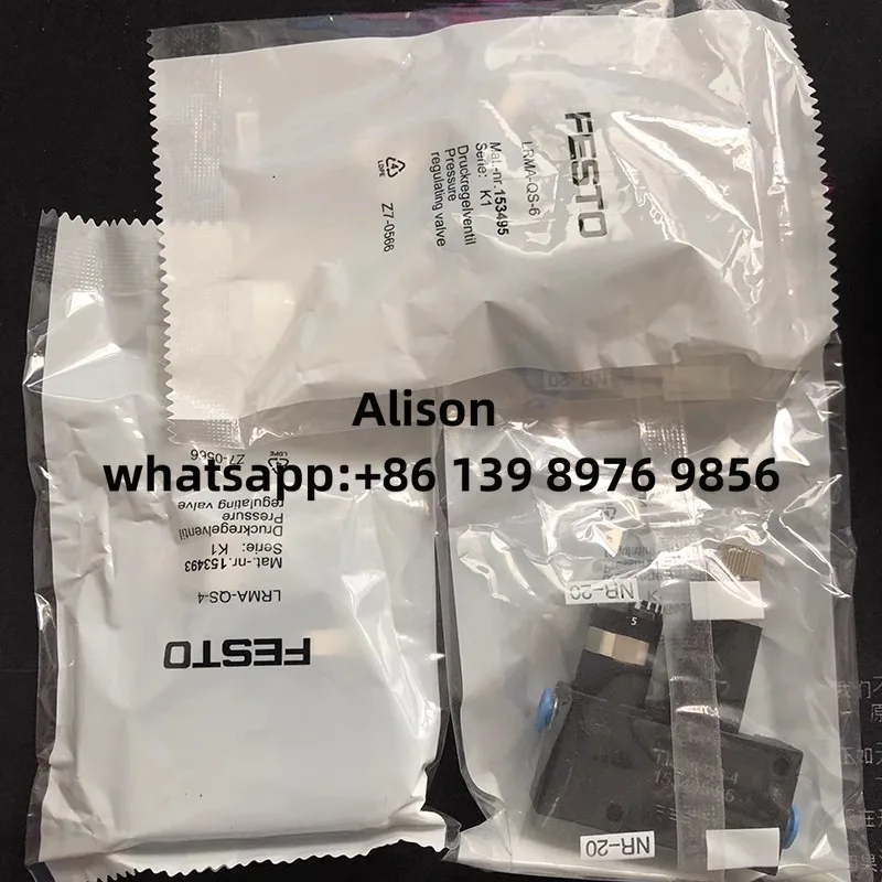 

FESTO LRMA-QS-6 153496 LRMA-QS-4 153495 RVUM6-6 RVUM4-4