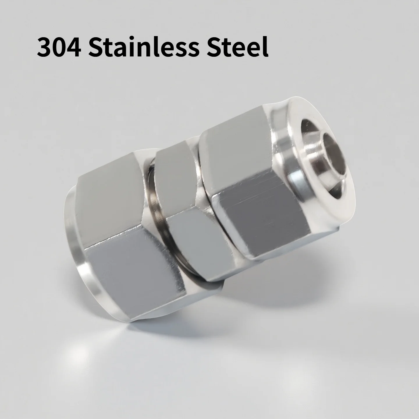 10pcs  304 Stainless Steel Pneumatic Quick Twist Fitting PG6-4 Straight Reducer 8-6/10-8/12-8