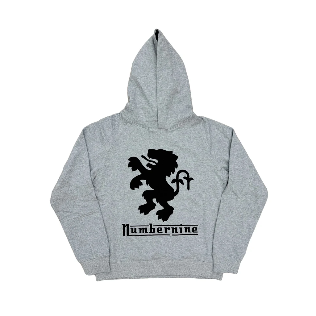 number nine ランブエッタ プルオーバー Number (N)ine Number (N)ine SS00 Lambretta Hoodie Gray w tags