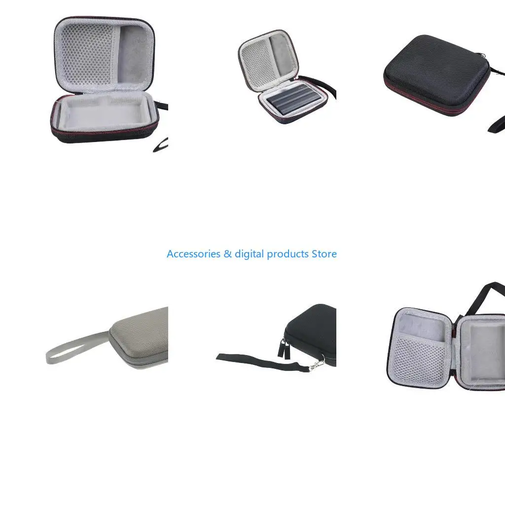 77JD Lightweight Case Travel Bag for T7 Portable SSD Shockproof Carrying Case