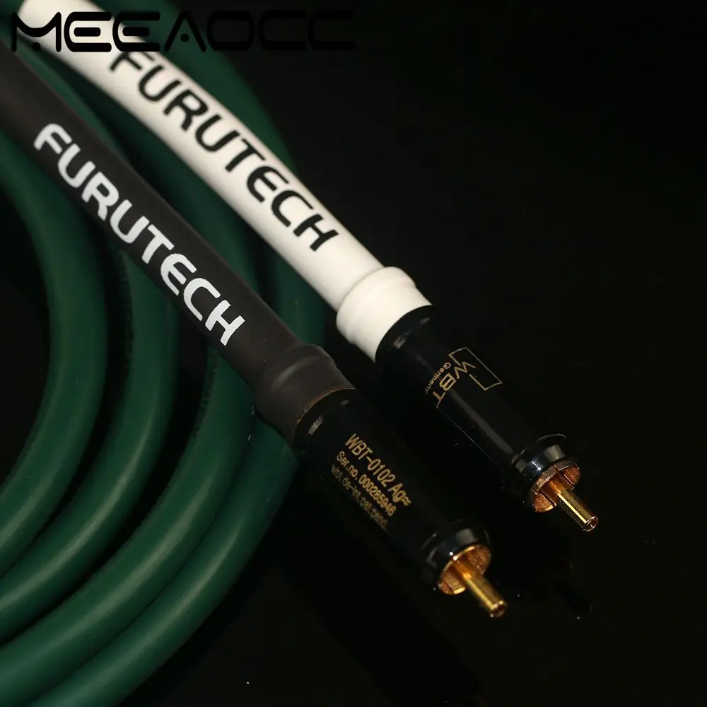 FA-220 d'origine Furutech OCC HiFi Audio 2RCA à 2RCA Câble audio Amplificateur de puissance Câble de connexion CD Annie Plug Câble de signal