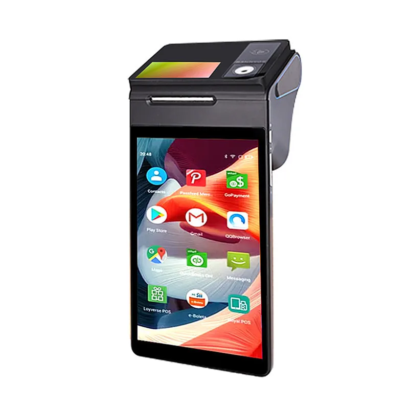 Android 13/14 Dual Screen POS Terminal Sales Point Mobile Payment Cash Register 4G WIFI NFC Camera Scanner 58/80 Thermal Printer