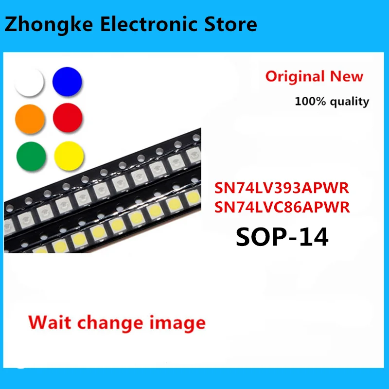

10 шт./лот SN74LV393APWR SN74LV393A LV393A SN74LVC86APWR 74LVC86APW LC86A sop14 Аудиомодуль питания