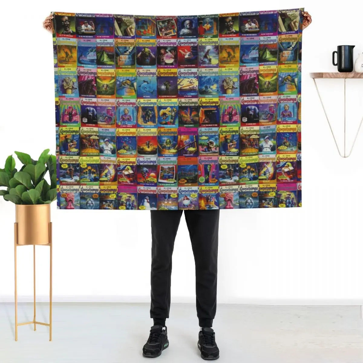 

Goosebumps Masterpiece Throw Blanket Stylish Warm Blanket for Living Room Bedroom