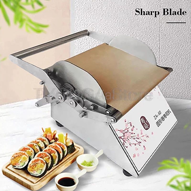 Automatic Sushi Maker Commercial Sushi Rolling Machine Square Round Roll Cutting Machine For Home Japanese Korean Restaurant