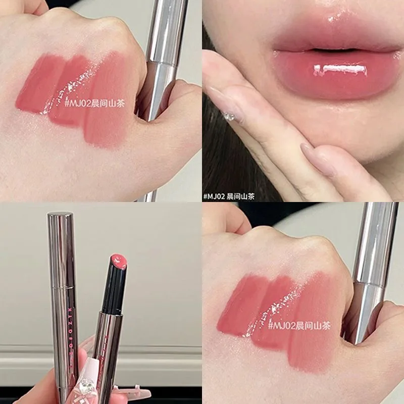 AZTK MELTYKISS LIP JELLO Lucidalabbra Specchio acquoso Rossetto Idratante duraturo Labbra gelatina carnose Schiarisce le linee delle labbra Cosmetici Hot