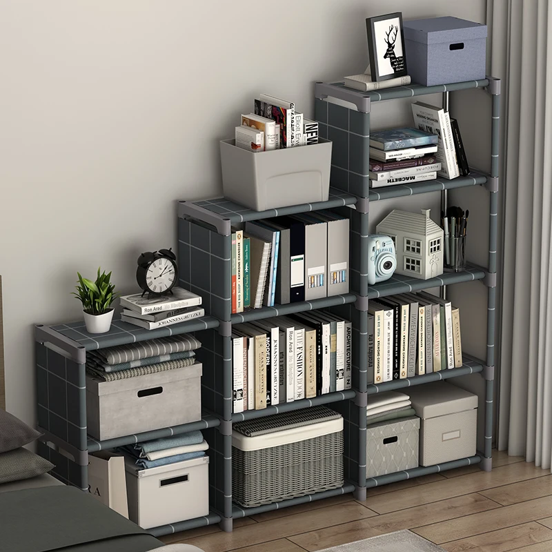 Bookcase Simple Shelf Multi story Home Bedroom Floor to Floor Large Capacity Bookcase