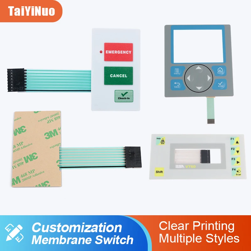 Password Buttons Industrial Membrane Switch | Elevator Security System Control Panel for Industrial Machine Equipment