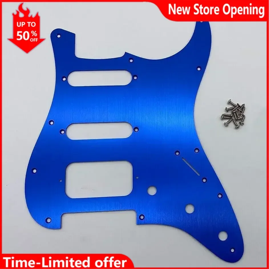 

SSH 11-Hole Aluminum Anodized St Pickguard Set for US/Mexico Standard St - Modern Style Electric Guitar Scratch Plate