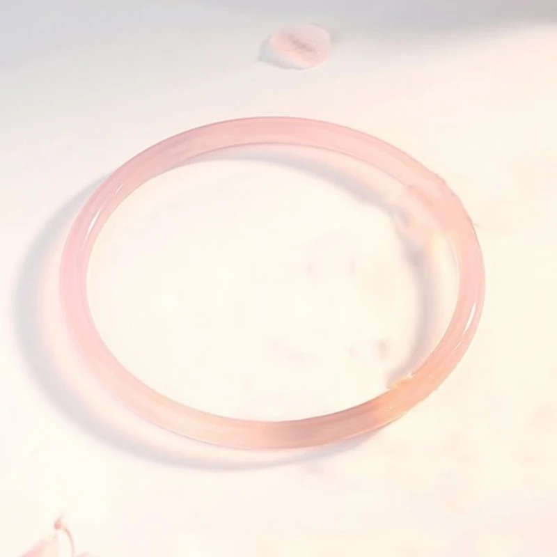 

New High-ice Light Pink Thin Strip Women's Bracelet, Warm Daily