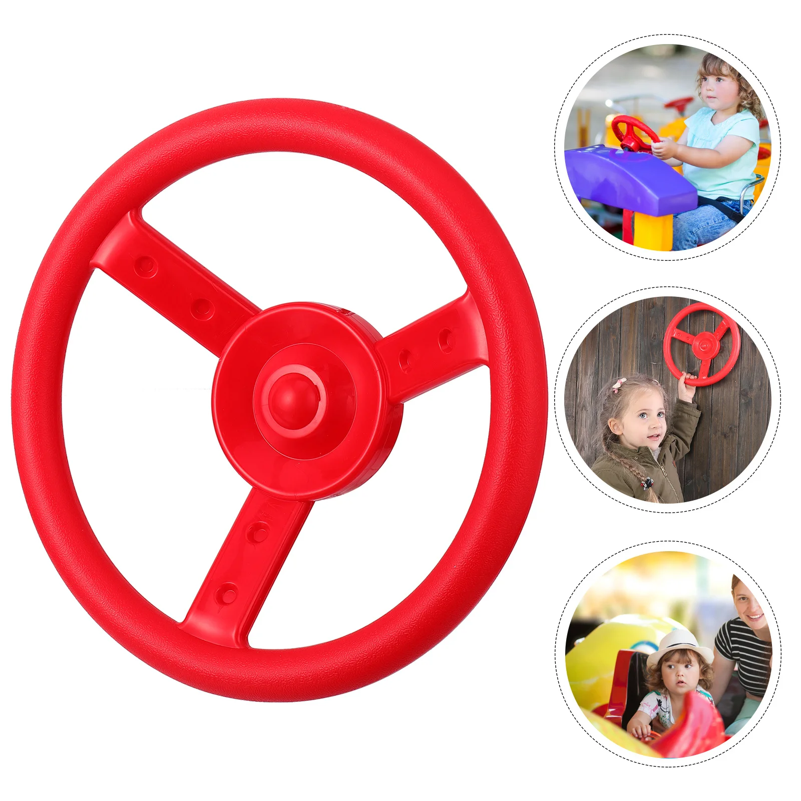 Large Round Swing Disk Durable Plastic Seat Recreation Swing Plates for Kids Playgrounds Tree Houses Easy Grip Long Lasting