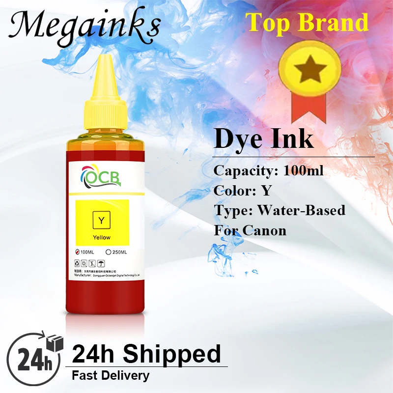 100ml x 5PC Refill Dye Ink PGI450 for Canon PGI-450 CLI-451 PIXMA IP7240 MG5440 MG5540 MG6440 MG6640 MG5640 MX724 MX924 IX6840