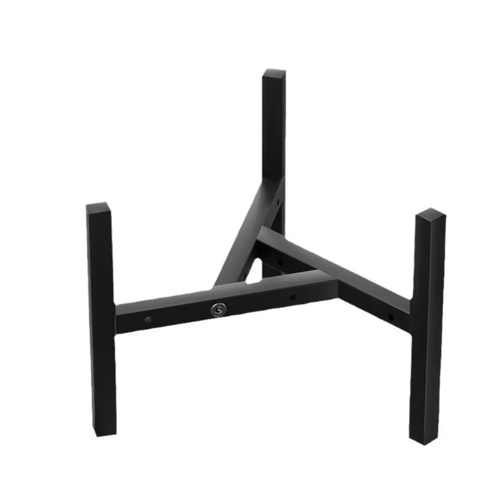 Space-Saving Metal Flower Stand Rack Floor-standing Triangle Rack Planter Shelf with Casters Flowerpot Bracket Home Decor