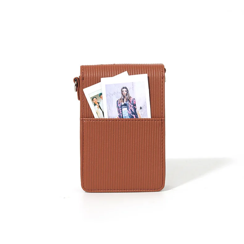 

For Instax Mini 12 Link+ Photo Printer PU Soft Protective Case Trave Bag for Instax mini Link+ Crossbody Bag with Shoulder Strap