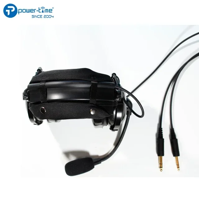 Super-Light Aviation Carbon Fiber Noise-cancelling Headset for Fix wing