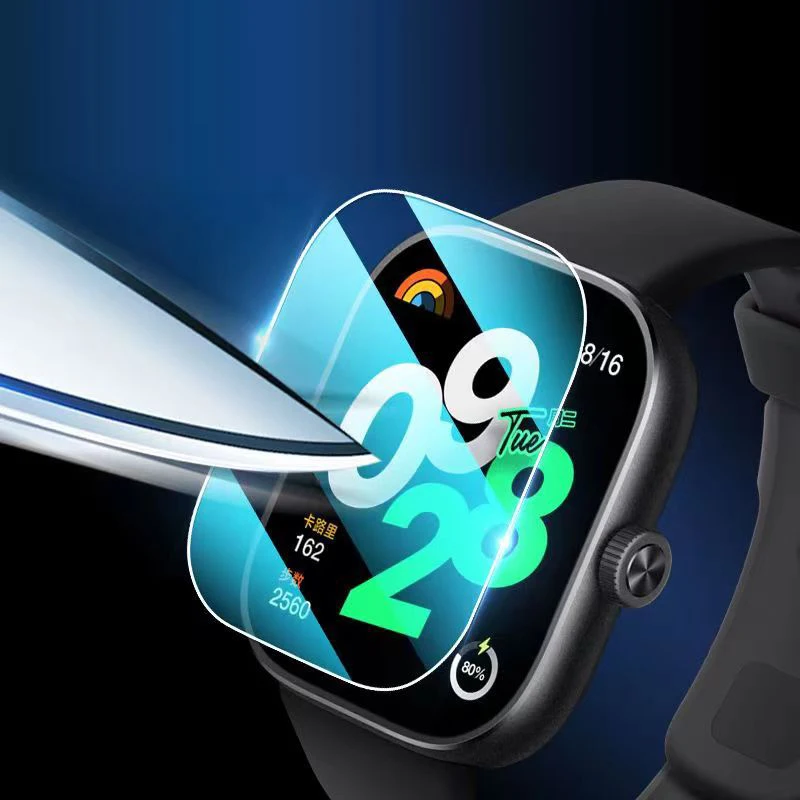 Película protectora transparente de vidrio templado duro para reloj inteligente Redmi 4, cubierta protectora de pantalla, Accesorios inteligentes