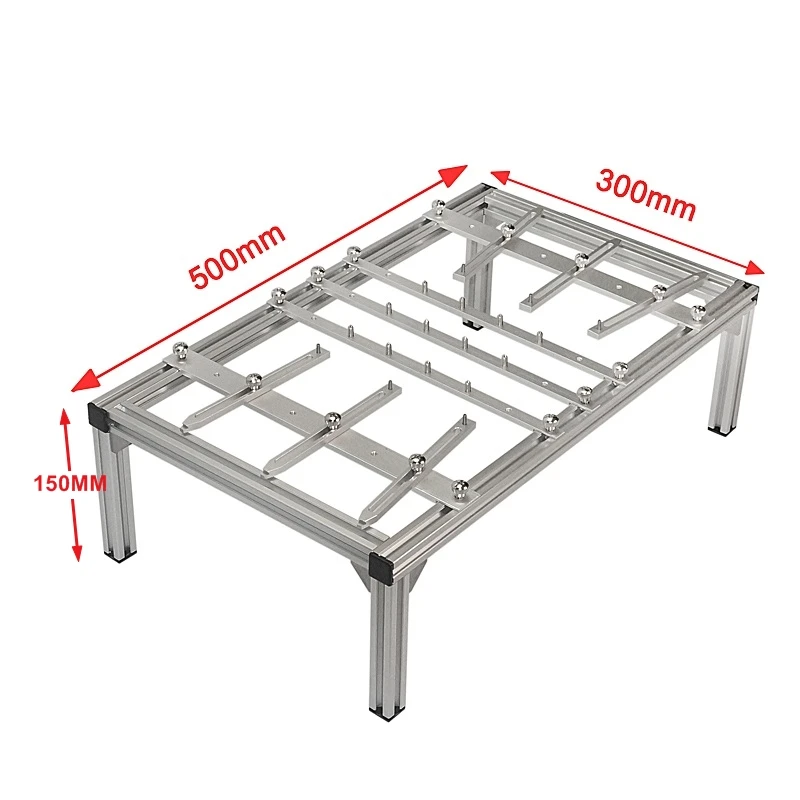 500x300x150mm BGA PCB Bracket Clamp Universal Holder Fixture Jig for Fixed Desktop Laptop Motherboards and Large Size PCB Board