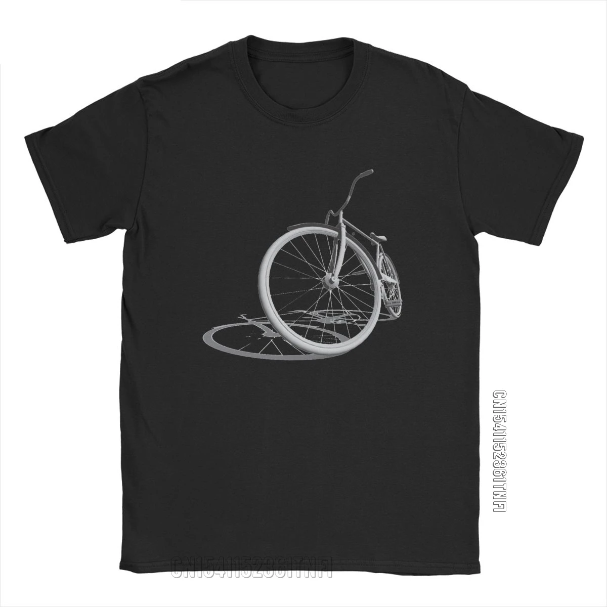 Fun Retro Bike T-Shirt For Men Crew Neck Cotton T Shirts Cycling Bicycle Classic Short Sleeve Tee Shirt Adult Tops